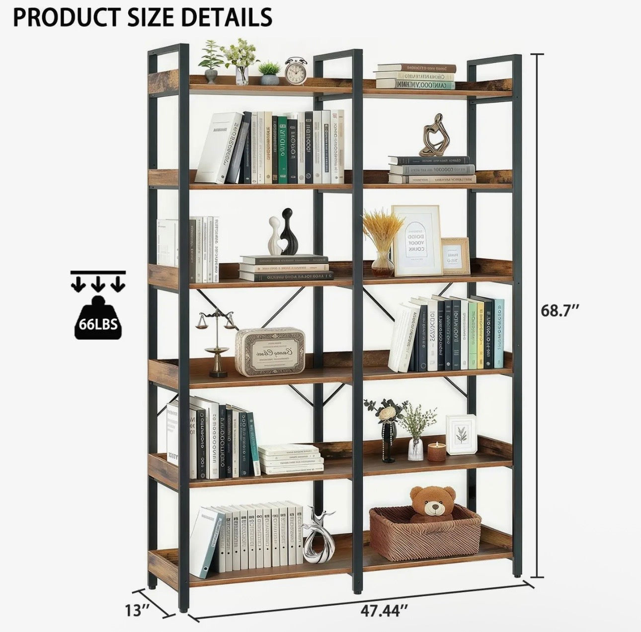 Spa Salon 5 - Tier
Open Storage Display Rack