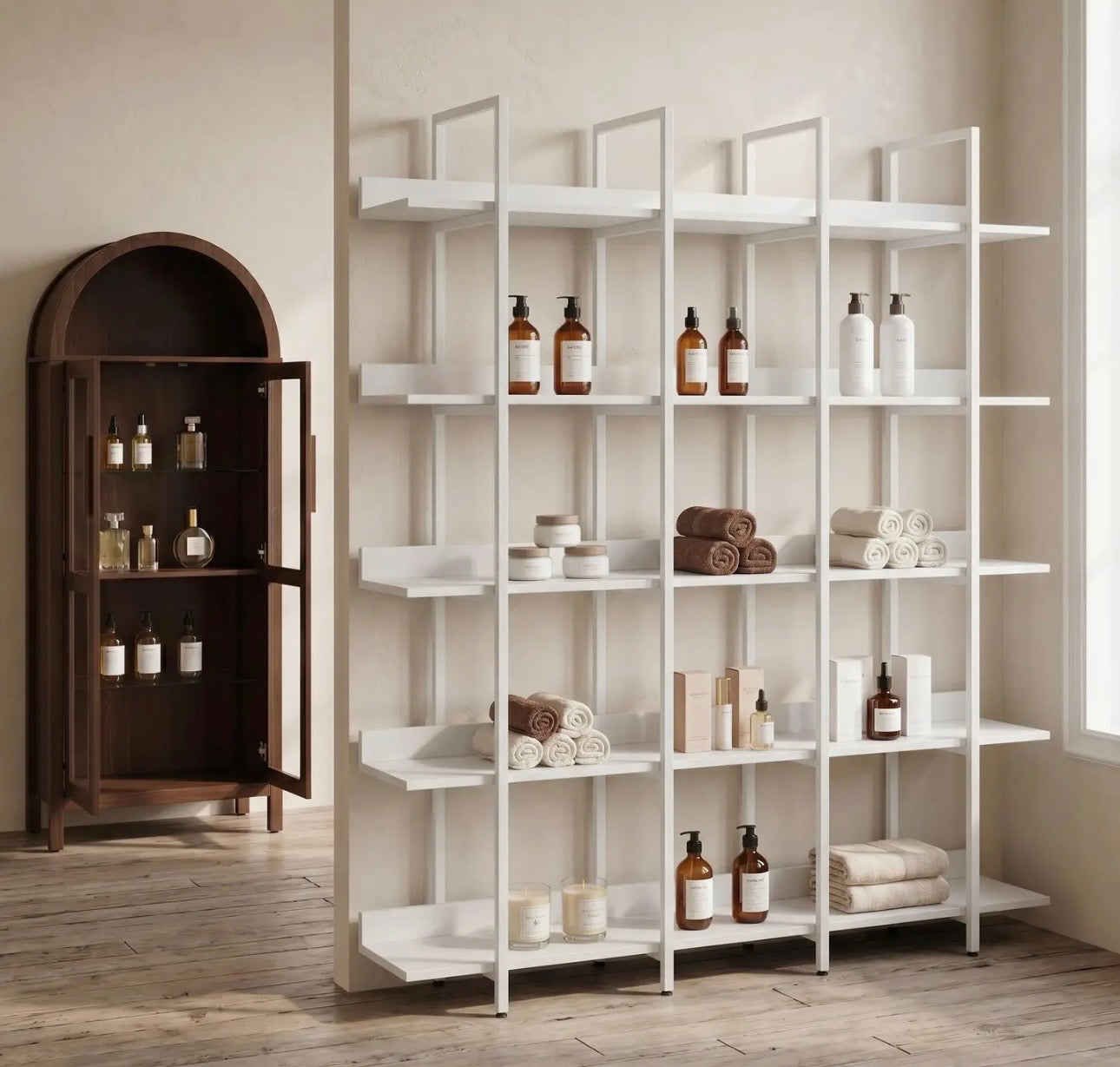 Spa Salon 5 - Tier
Open Storage Display Rack