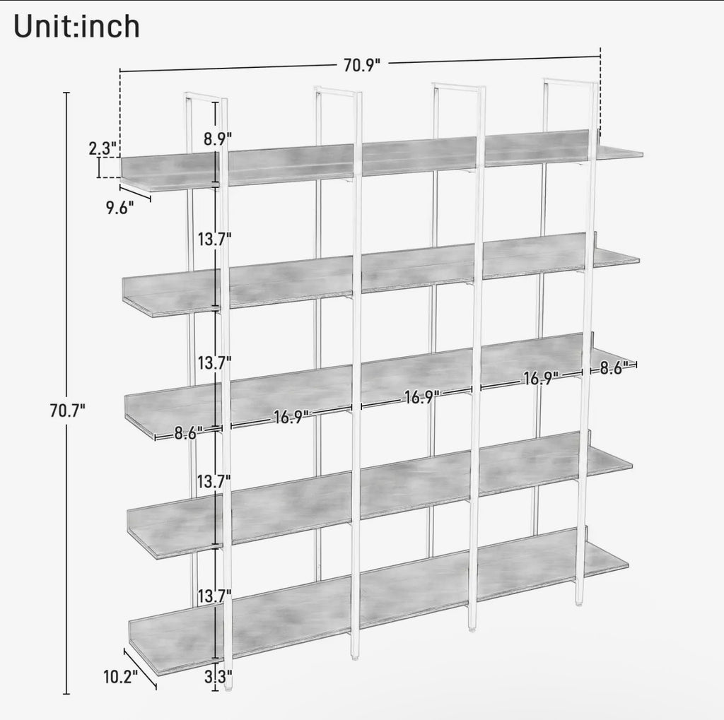 Spa Salon 5 - Tier
Open Storage Display Rack