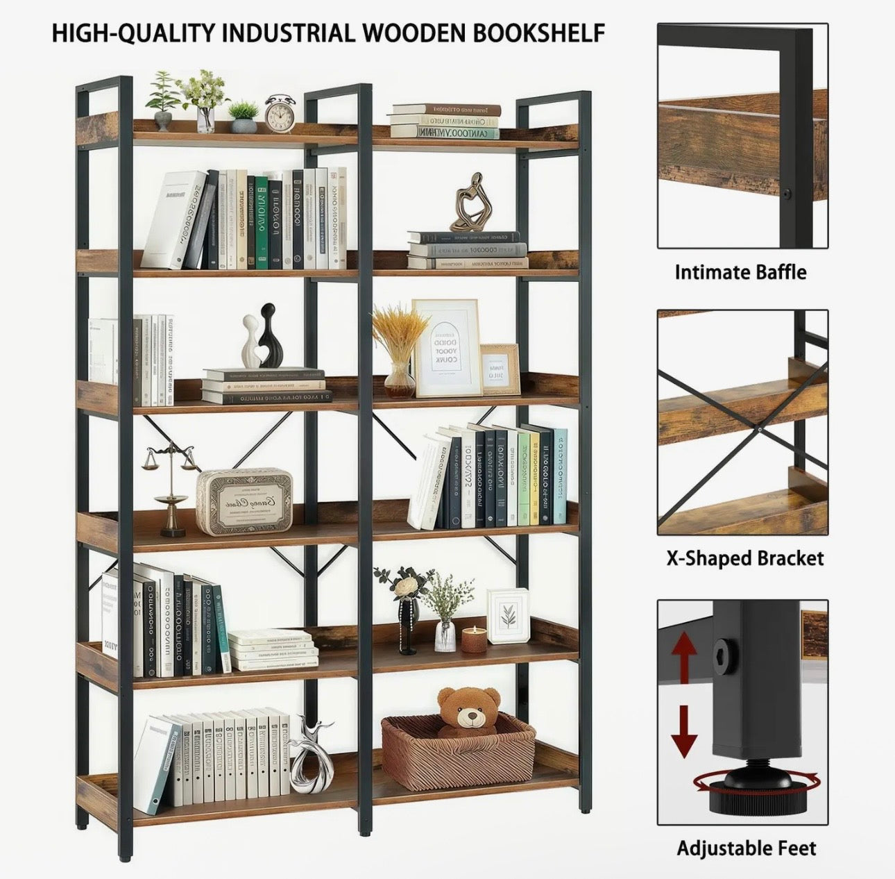Spa Salon 5 - Tier
Open Storage Display Rack