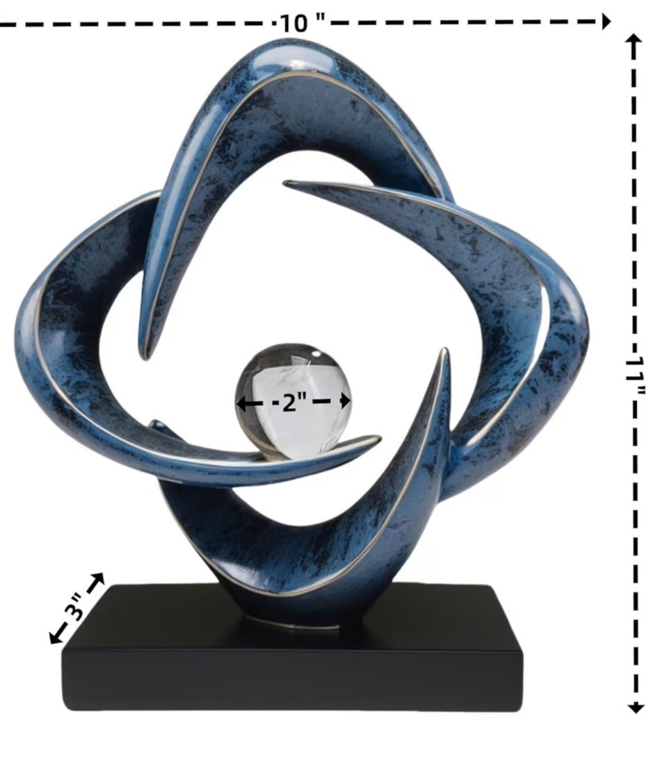Abstract Sculpture Art Home Decor Accents Modern Decorative Objects for Living Room Shelf Coffee Table TV Stand Cabinet Office Decor Accents